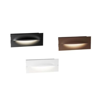 SEGNAPASSO DA INCASSO PER ESTERNI IP65 LED 13W LUCE 3000K-4000K ALLUMINIO BIANCO,MARRONE O ANTRACITE MODERNO