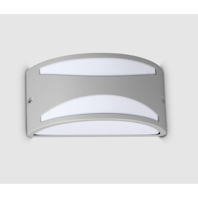 LAMPADA DA PARETE DA ESTERNI DESIGN MODERNO IP44 DUE COLORI LUCE DIFFUSA CRISTALENSI - Cristalensi Shop Online