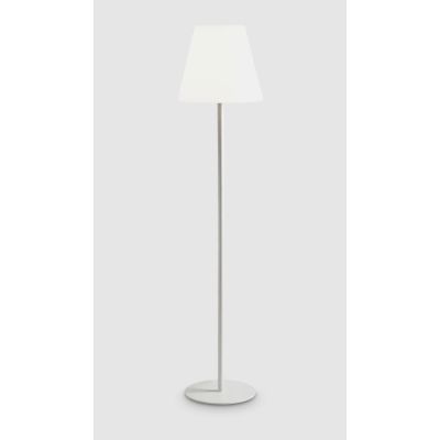 LAMPADA DA TERRA PER AMBIENTI ESTERNI IP44 IN METALLO ANTRACITE E DIFFUSORE BIANCO ALTEZZA CM 154 CRISTALENSI - Cristalensi Shop