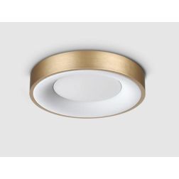 PLANET PLAFONIERA APPLIQUE LED IN 4 MISURE LUCE 3000K IN METALLO BIANCO, NERO, OTTONE DESIGN MODERNO 2