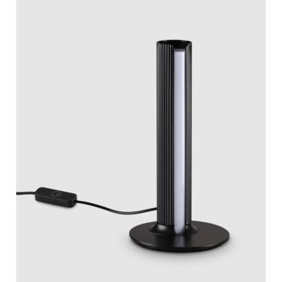 LAMPADA DA TAVOLO IN ALLUMINIO 9 COLORI LED 8W LUCE 3000K TOUCH DIMMER ALTEZZA 25 CM DESIGN MODERNO