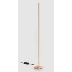 LAMPADA DA TERRA IN ALLUMINIO 9 COLORI LED 50W LUCE 3000K DIMMERABILE ALTEZZA 190 CM DESIGN MODERNO 2