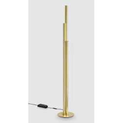 PIANTANA IN ALLUMINIO 3 COLORI LED 66W LUCE 3000K DIMMERABILE ALTEZZA 190 CM DESIGN MODERNO 2