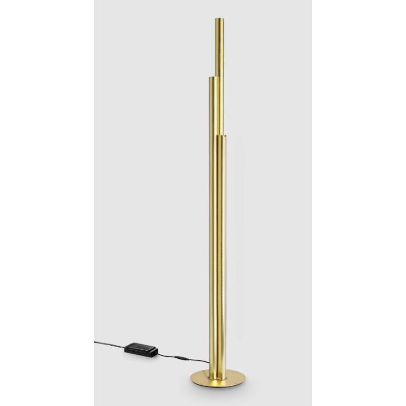 PIANTANA IN ALLUMINIO 3 COLORI LED 66W LUCE 3000K DIMMERABILE ALTEZZA 190 CM DESIGN MODERNO