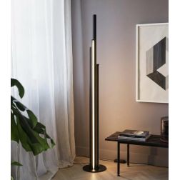 PIANTANA IN ALLUMINIO 3 COLORI LED 66W LUCE 3000K DIMMERABILE ALTEZZA 190 CM DESIGN MODERNO