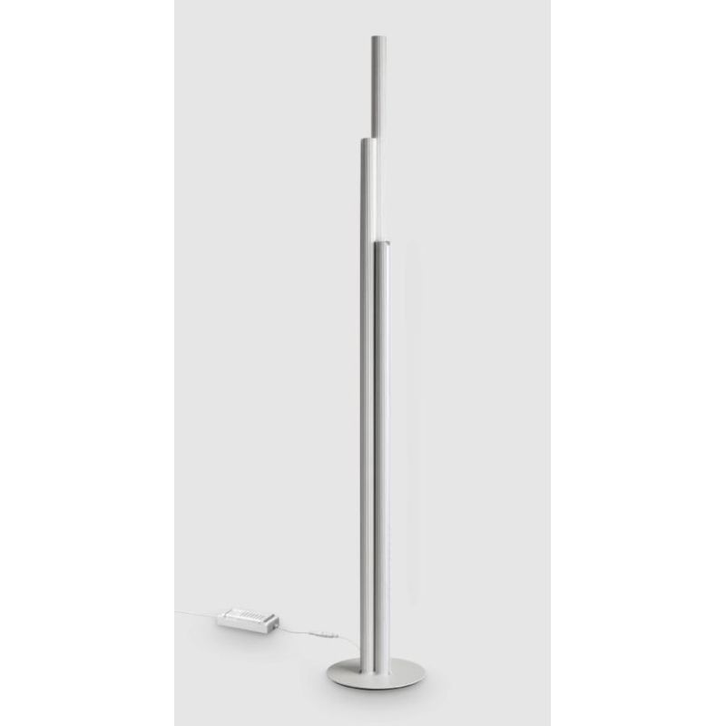 PIANTANA IN ALLUMINIO 3 COLORI LED 66W LUCE 3000K DIMMERABILE ALTEZZA 190 CM DESIGN MODERNO