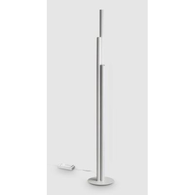 PIANTANA IN ALLUMINIO 3 COLORI LED 66W LUCE 3000K DIMMERABILE ALTEZZA 190 CM DESIGN MODERNO