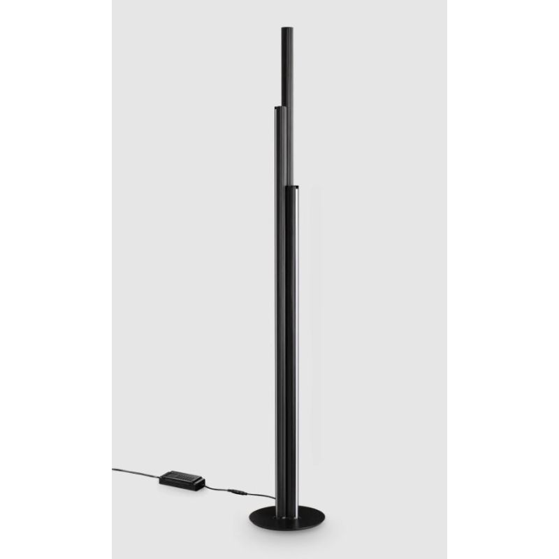 PIANTANA IN ALLUMINIO 3 COLORI LED 66W LUCE 3000K DIMMERABILE ALTEZZA 190 CM DESIGN MODERNO