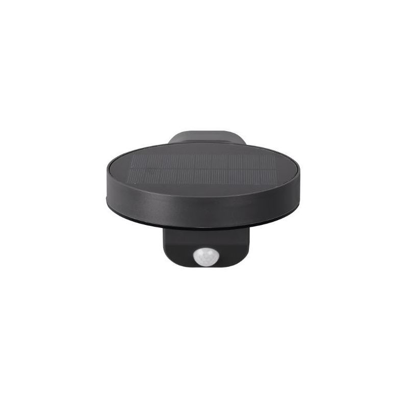 POSADAS APPLIQUE DA ESTERNO IP44 AD ENERGIA SOLARE E CON SENSORE DI MOVIMENTO ANTRACITE LED 4,5W RL - Cristalensi Shop Online
