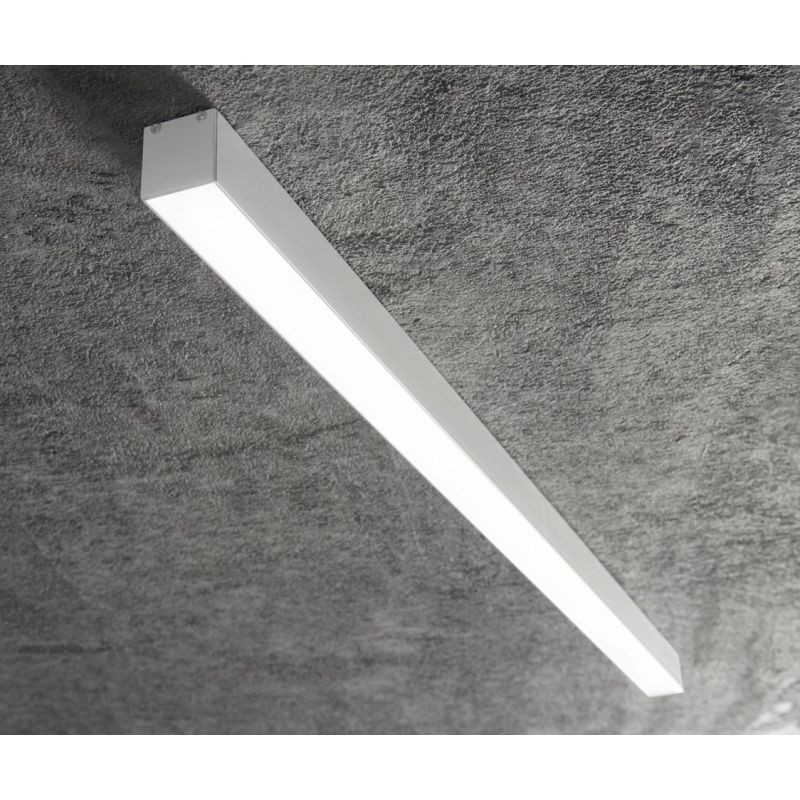 PROFILO ALTO IN ALLUMINIO PER STRIP LED MAX 31 MM LUNGHEZZA 2 MT O 3 MT BIANCO O NERO