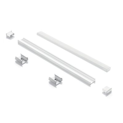 PROFILO ALTO IN ALLUMINIO PER STRIP LED MAX 31 MM LUNGHEZZA 2 MT O 3 MT BIANCO O NERO