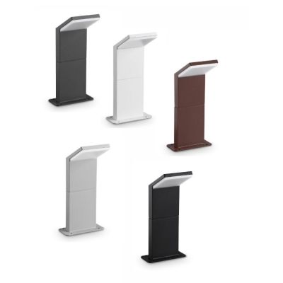 PALETTO DA ESTERNO H30 CM ALLUMINIO 5 COLORI IP54 LED 8,5W LUCE 3000K DESIGN MODERNO