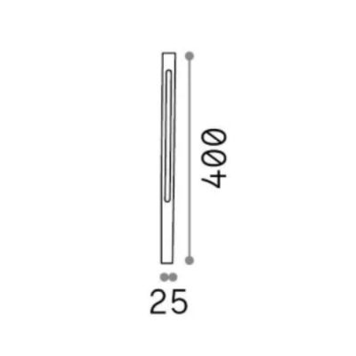 LAMPIONE DA ESTERNO IP65 LED INTEGRATO LUCE 3000K 3 MISURE ANTRACITE O NERO MODERNO CRISTALENSI - Cristalensi Shop Online