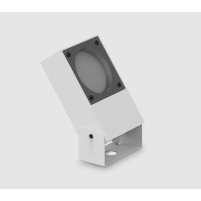 PROIETTORE ORIENTABILE IN ALLUMINIO IP65 5 COLORI LAMPADINA ATTACCO GX53 MODERNO