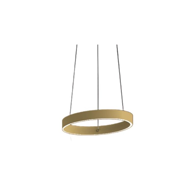 GAME S40 SOSPENSIONE SINGOLA CON ANELLO DI 40 CM BIEMISSIONE LED 36W CCT 3000K-4000K IN 19 COLORI