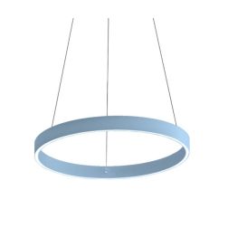 GAME S60 SOSPENSIONE SINGOLA CON ANELLO DI 60 CM BIEMISSIONE LED 56W CCT 3000K-4000K IN 19 COLORI