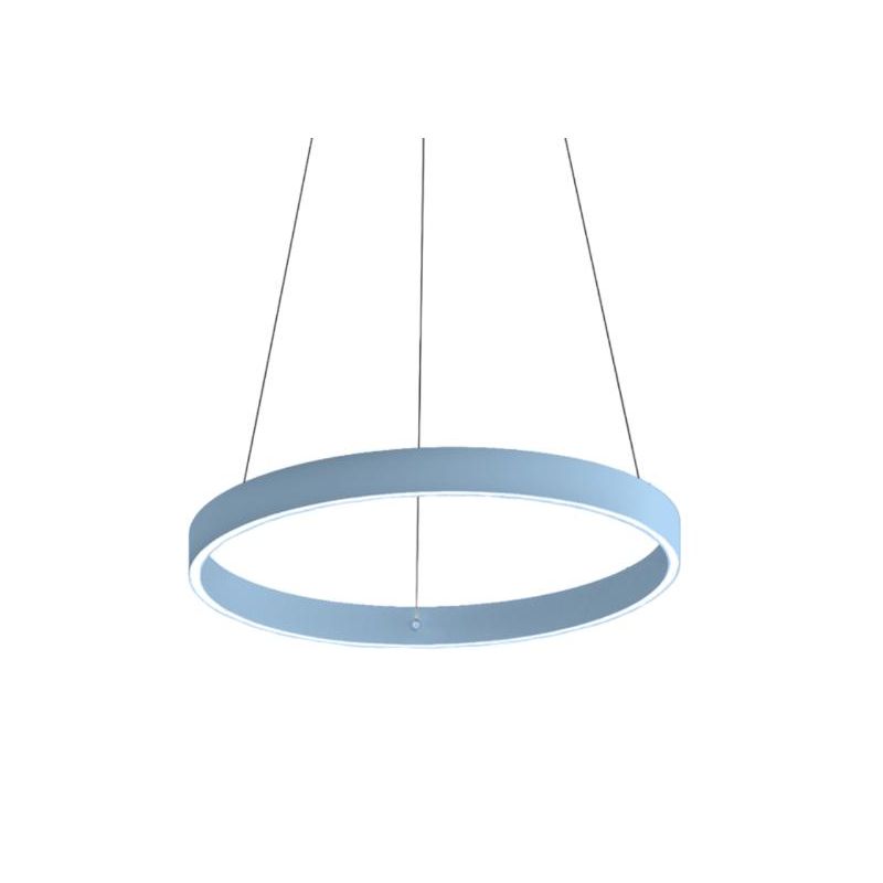 GAME S60 SOSPENSIONE SINGOLA CON ANELLO DI 60 CM BIEMISSIONE LED 56W CCT 3000K-4000K IN 19 COLORI