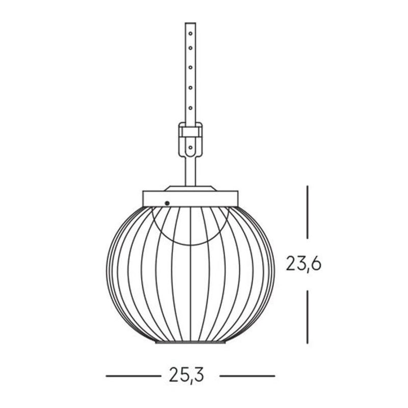 CAGE LAMPADA A SOSPENSIONE DA ESTERNO IP65 CON GABBIA IN ALLUMINIO NERO LED 20W LUCE 3000K