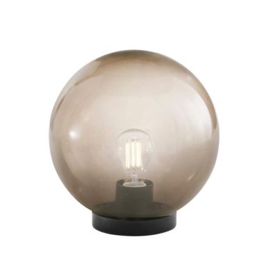 GLOBO TESTA PALO D20 CM OPPURE D25 CM IN PMMA OPALE FUME' OPPURE TRASPARENTE IP44 DI SOVIL Sovil - Cristalensi Shop Online