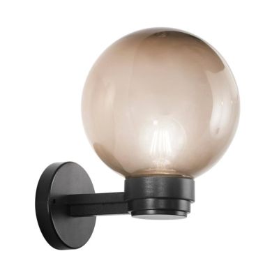 GLOBO APPLIQUE A SFERA D20 PER ESTERNI IN PMMA OPALE FUME' OPPURE TRASPARENTE IP43 DI SOVIL Sovil - Cristalensi Shop Online