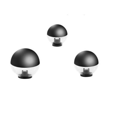 GLOBO TESTA PALO DI FORMA SFERICA D30 CM PER ESTERNI IN PMMA CUT-OFF IP44 MODERNA DI SOVIL Sovil - Cristalensi Shop Online