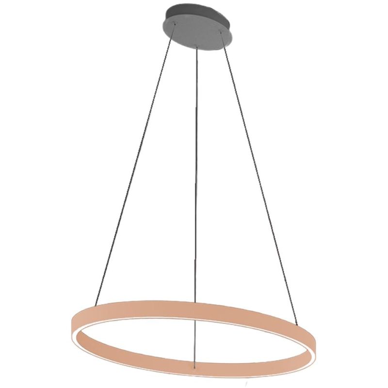 GAME S100 SOSPENSIONE SINGOLA CON ANELLO DI 100 CM BIEMISSIONE LED 83W CCT 3000K-4000K IN 19 COLORI