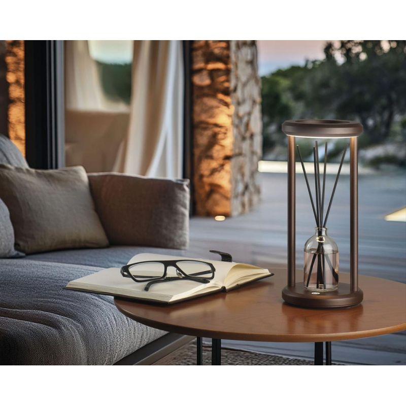 CLEPSY LAMPADA DA TAVOLO CON BATTERIA RICARICABILE IP54 TOUCH DIMMER LED 2W DIMMERABILE 5 COLORI