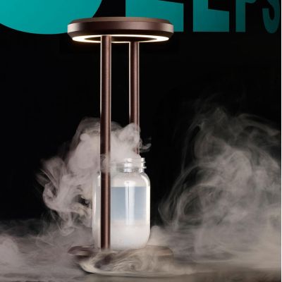 CLEPSY LAMPADA DA TAVOLO CON BATTERIA RICARICABILE IP54 TOUCH DIMMER LED 2W DIMMERABILE 5 COLORI