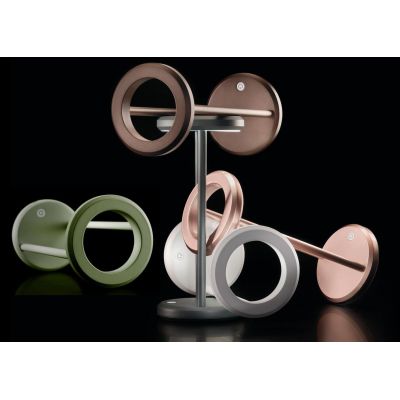 CLEPSY LAMPADA DA TAVOLO CON BATTERIA RICARICABILE IP54 TOUCH DIMMER LED 2W DIMMERABILE 5 COLORI