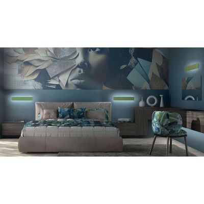 DISPLAY APPLIQUE LED 30W LUCE CCT 3000K-4000K IN METALLO 20 COLORI LUNGHEZZA 45 CM MODERNA