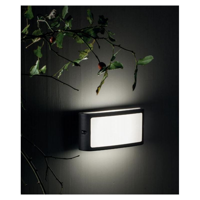 SCREEN APPLIQUE DA ESTERNI LUCE 3000K O 4000K IP54 LED 10W BIANCA MARRONE O ANTRACITE DI SOVIL Sovil - Cristalensi Shop Online
