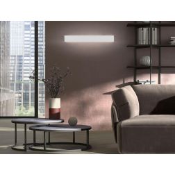 DISPLAY APPLIQUE LED 43W LUCE CCT 3000K-4000K IN METALLO 20 COLORI LUNGHEZZA 65 CM MODERNA 2