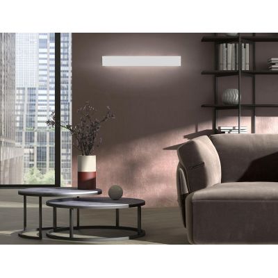 DISPLAY APPLIQUE LED 43W LUCE CCT 3000K-4000K IN METALLO 20 COLORI LUNGHEZZA 65 CM MODERNA