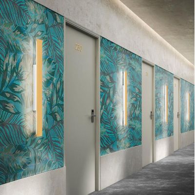 DISPLAY APPLIQUE LED 56W LUCE CCT 3000K-4000K IN METALLO 20 COLORI LUNGHEZZA 85 CM MODERNA