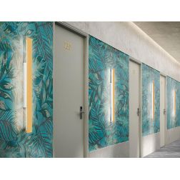 DISPLAY APPLIQUE LED 70W LUCE CCT 3000K-4000K IN METALLO 20 COLORI LUNGHEZZA 105 CM MODERNA