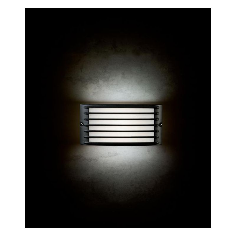 GRID APPLIQUE IN ALLUMINIO IP54 LUCE 3000K O 4000K LED 10W BIANCA ANTRACITE O MARRONE DI SOVIL Sovil - Cristalensi Shop Online