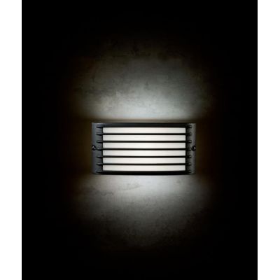 GRID APPLIQUE IN ALLUMINIO IP54 LUCE 3000K O 4000K LED 10W BIANCA ANTRACITE O MARRONE DI SOVIL Sovil - Cristalensi Shop Online