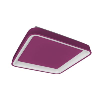 BOARD PLAFONIERA CM 35X35 LED 40W LUCE CCT 3000K-4000K IN METALLO 21 COLORI QUADRATA MODERNA