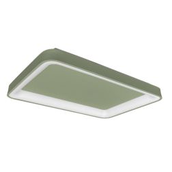 BOARD PLAFONIERA RETTANGOLARE LED 48W LUCE CCT 3000K-4000K IN METALLO 21 COLORI CM 50X35 MODERNA