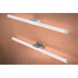 EXTREME LAMPADA DA SPECCHIO FINITURA CROMO O BIANCO IP44 LED 20W LUCE 3000K LUNGHEZZA 75 CM