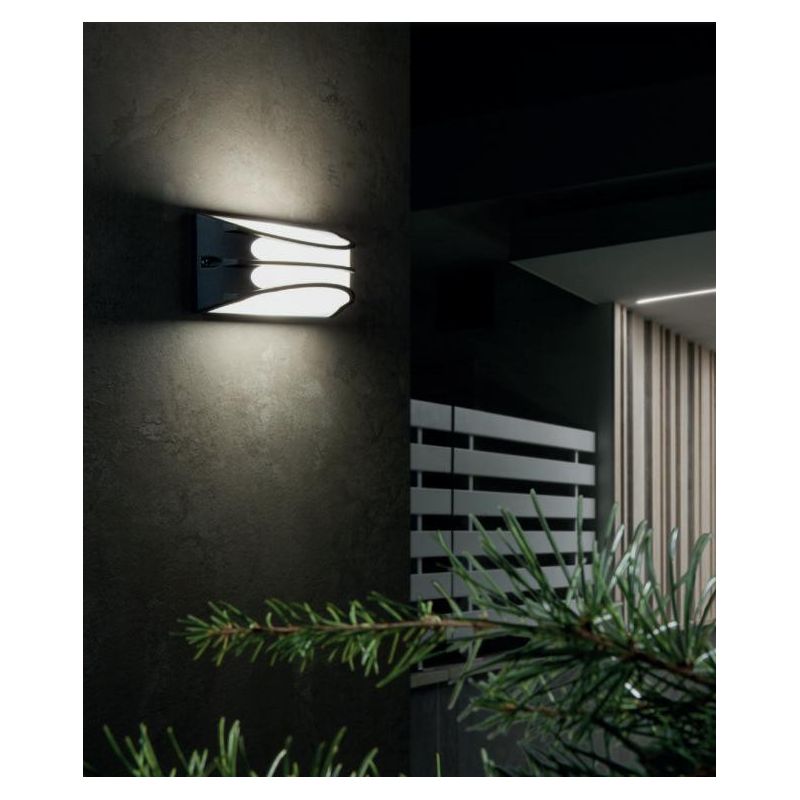 BRA APPLIQUE DA ESTERNO IP54 LUCE 3000K O 4000K IN ALLUMINIO LED 10W BIANCA ANTRACITE O MARRONE Sovil - Cristalensi Shop Online