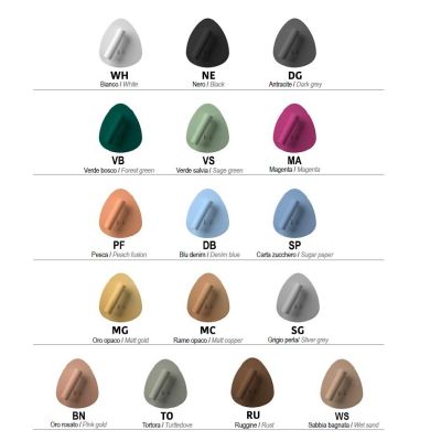 NIGHTLY APPLIQUE MODERNA CON LUCE ORIENTABILE LED 9W LUCE 3000K DOPPIA ILLUMINAZIONE IN METALLO 16 COLORI