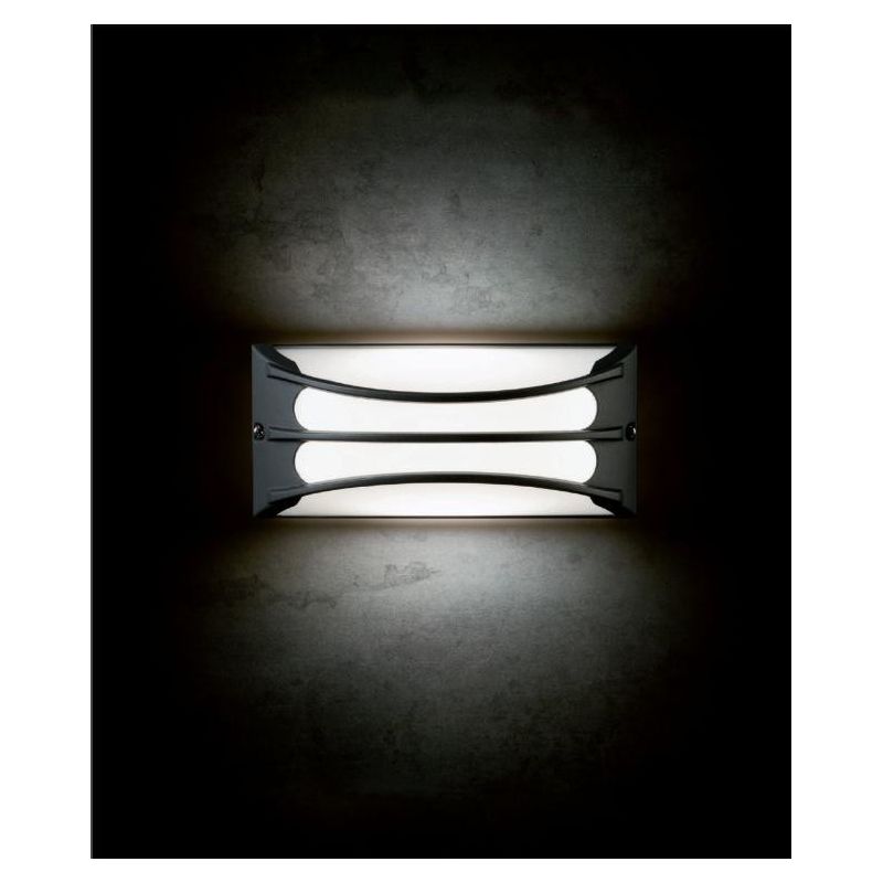 BRA APPLIQUE DA ESTERNO IP54 LUCE 3000K O 4000K IN ALLUMINIO LED 10W BIANCA ANTRACITE O MARRONE Sovil - Cristalensi Shop Online