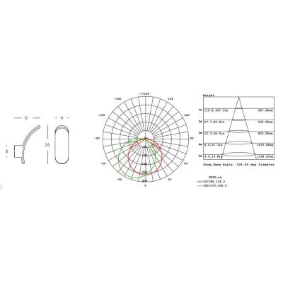 VIRGOLA APPLIQUE DA ESTERNO IP65 LUCE 4000K MODERNO IN ALLUMINIO A LED 12W ANTRACITE DI SOVIL Sovil - Cristalensi Shop Online