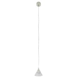 CONY SOSPENSIONE SINGOLA D14 CM LED 7W CCT 3000K-4000K IN METALLO 3 COLORI CON DIFFUSORE TRASPARENTE 2