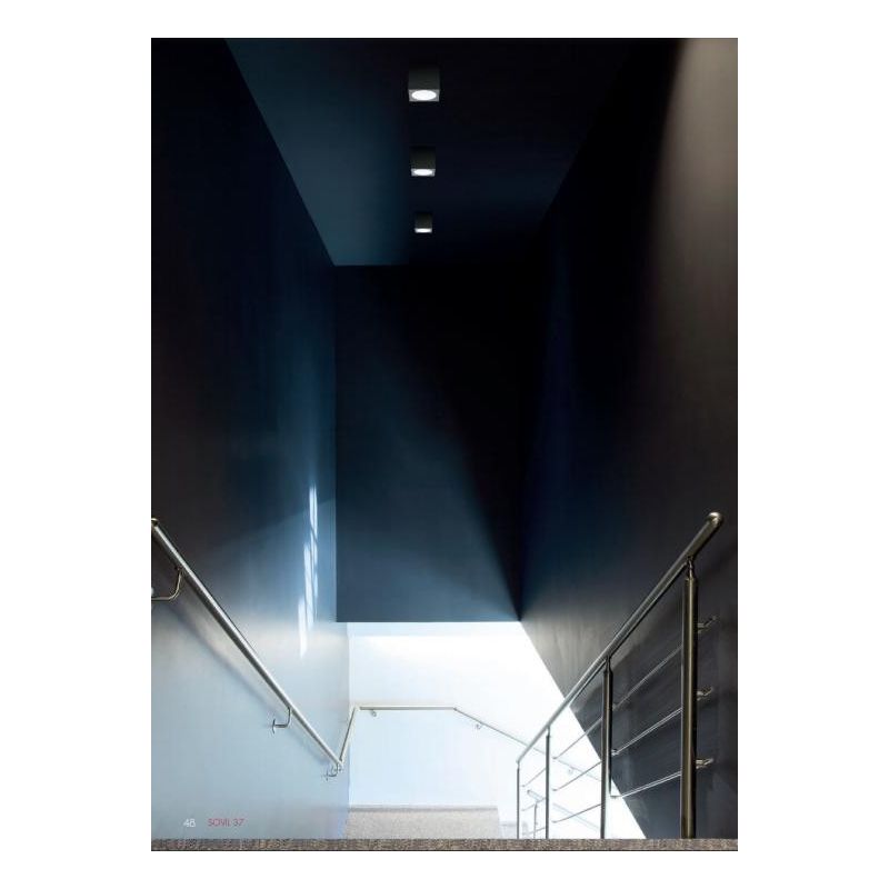 LULA PLAFONIERA A CUBO PER ESTERNI IP54 LUCE 3000K O 4000K LED 6W BIANCO O ANTRACITE DI SOVIL Sovil - Cristalensi Shop Online