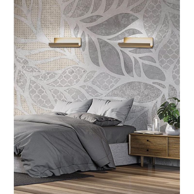 LAMPADA DA PARETE A LED 12W LUCE CCT 3000K-4000K IN METALLO 20 COLORI MODERNA LUNGHEZZA 20 CM