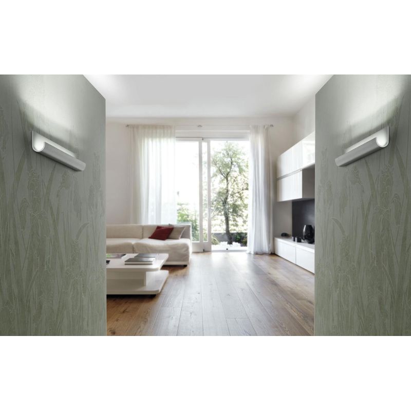 LAMPADA DA PARETE A LED 20W LUCE CCT 3000K-4000K IN METALLO 20 COLORI MODERNA LUNGHEZZA 36 CM
