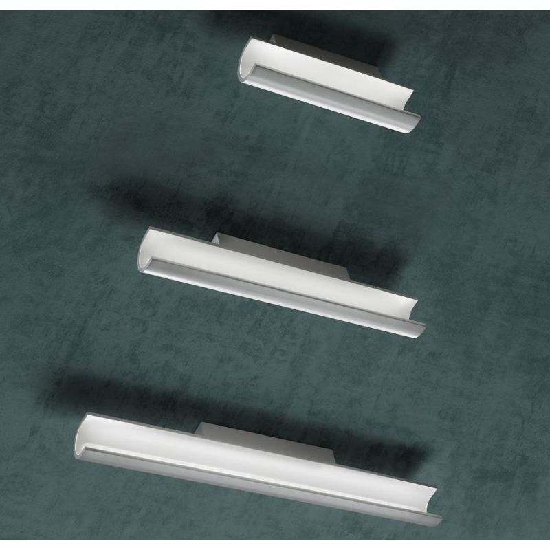 LAMPADA DA PARETE A LED 20W LUCE CCT 3000K-4000K IN METALLO 20 COLORI MODERNA LUNGHEZZA 36 CM