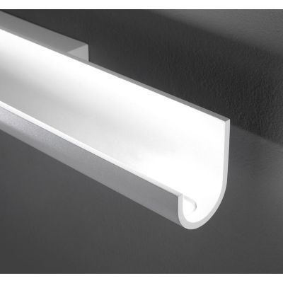 LAMPADA DA PARETE A LED 28W LUCE CCT 3000K-4000K IN METALLO 20 COLORI MODERNA LUNGHEZZA 53 CM